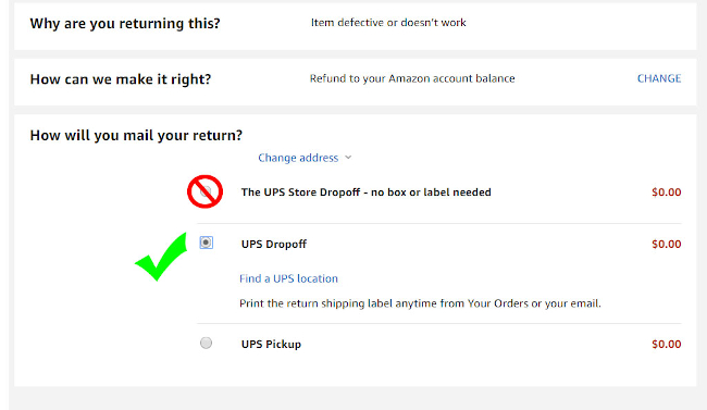 Amazon Returns | Mail Box &amp; Pack